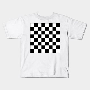 Checkered Pattern | Chessboard Pattern Kids T-Shirt